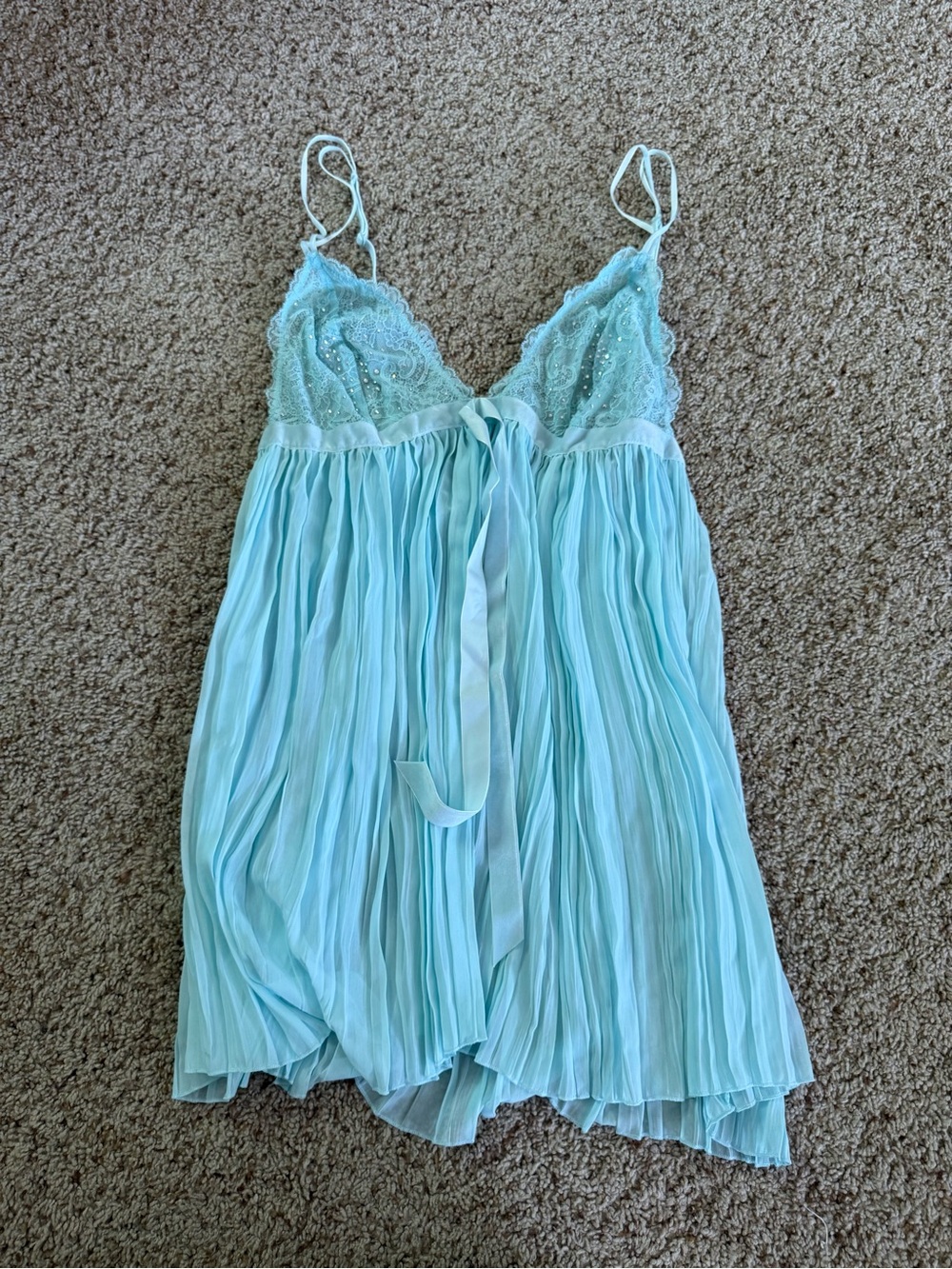 NWT Victoria's Secret Pleated Baby Doll Top
